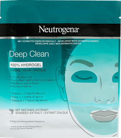 Deep Clean Hydrogel Maske für tiefenreine Haut Neutrogena