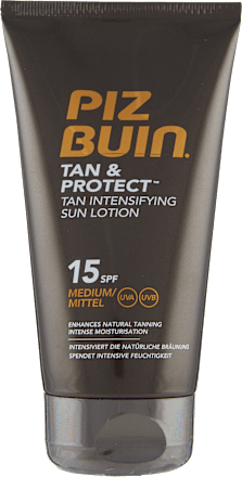 Lozione solare Tan & Protect SPF15 PIZ BUIN