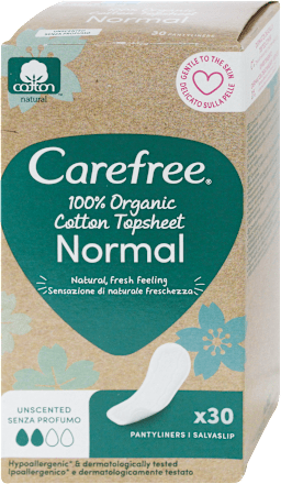 Salvaslip 100% Organic Cotton Normal distesi Carefree