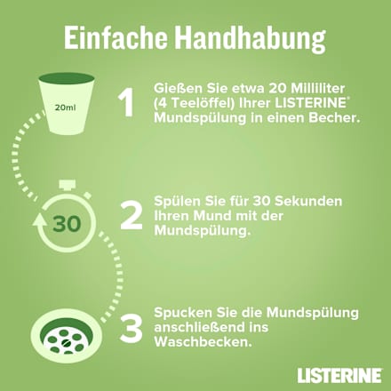 Mundspülung Naturals  Zahnfleischschutz, fluoridfrei Listerine