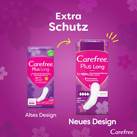 Slipeinlagen Plus Long Carefree