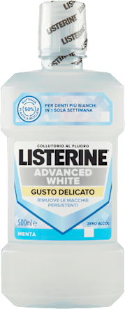 Collutorio Advanced White gusto delicato LISTERINE