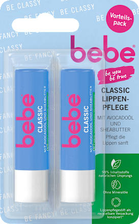 Lippenpflege Classic Doppelpack (2 x 4,9g) bebe