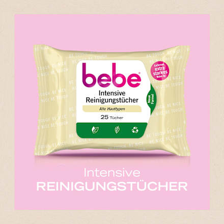 Mizellen-Reinigungstücher Intensiv mit Jojobaöl bebe