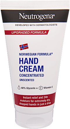 Koncentrált kézkrém norvég formulával, illatanyagmentes Neutrogena