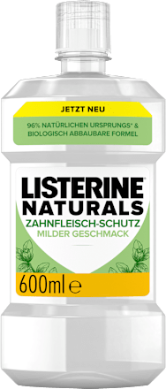 Mundspülung Naturals  Zahnfleischschutz, fluoridfrei Listerine