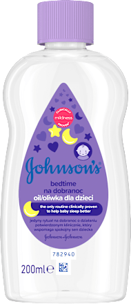 Oliwka dla dzieci na dobranoc Bedtime  Johnson's baby