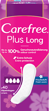 Slipeinlagen Plus Long mit Frischeduft Carefree