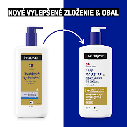 Hĺbkovo hydratačné telové mlieko s olejom Neutrogena