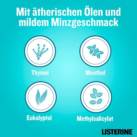 Mundspülung Cool Mint milder Geschmack Listerine