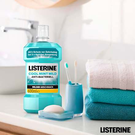 Mundspülung Cool Mint milder Geschmack Listerine