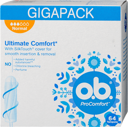Tampon ProComfort, Normal, XXL kiszerelés O.B.