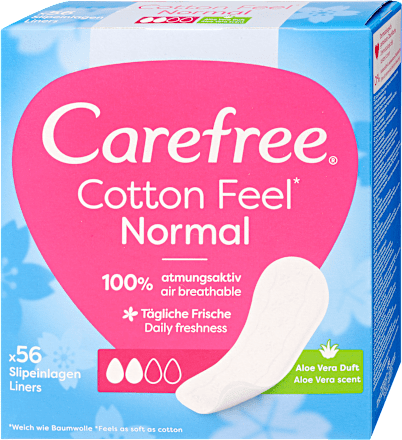 Tisztasági betét Cotton Feel Normal, Aloe Vera Carefree