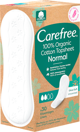 Slipeinlagen Organic Cotton Normal   Carefree