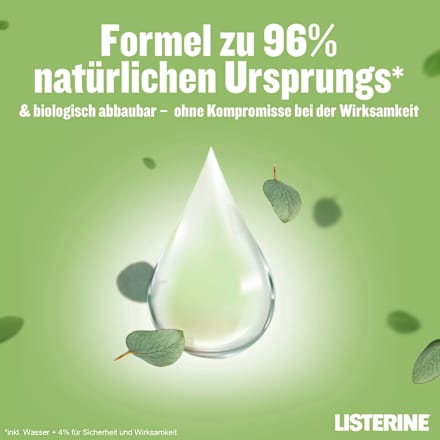 Mundspülung Naturals  Zahnfleischschutz, fluoridfrei Listerine