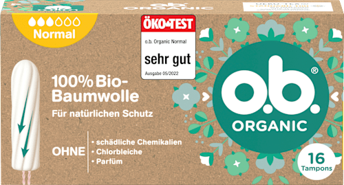 Tampons Organic Normal o.b.