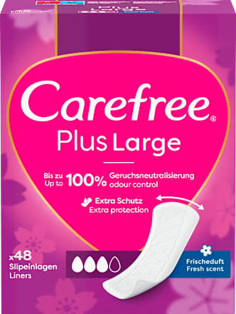 Slipeinlagen Plus Large mit Frischeduft Carefree