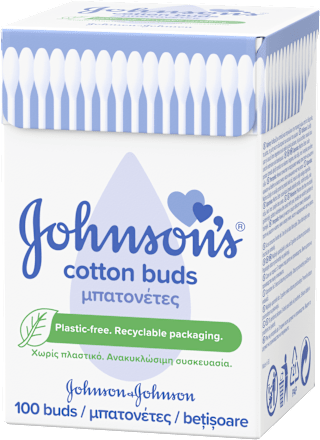 Bețișoare de urechi pentru bebeluși Johnson's
