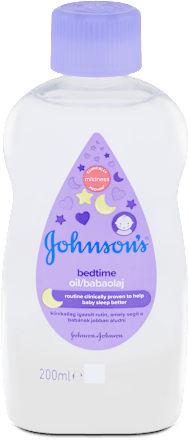 Detský telový olej pre dobrý spánok bedtime Johnson's baby