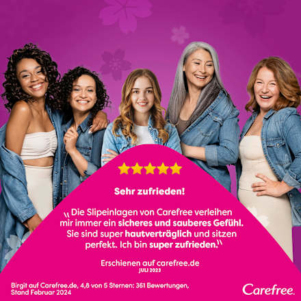 Slipeinlagen Plus Long mit Frischeduft Carefree