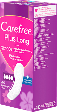 Slipeinlagen Plus Long mit Frischeduft Carefree