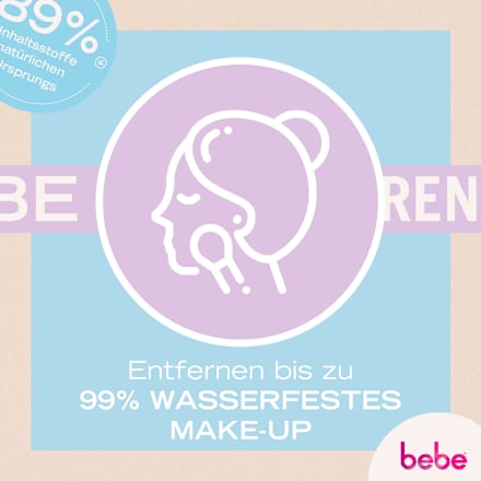 Abschminktücher pflegend mit Kokoswasser bebe