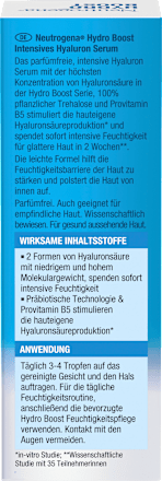 Serum Konzentrat Hydro Boost Hyaluron parfumfrei Neutrogena