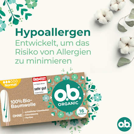 Tampons Organic Normal o.b.
