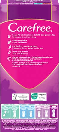 Slipeinlage Plus Long ohne Duft Carefree