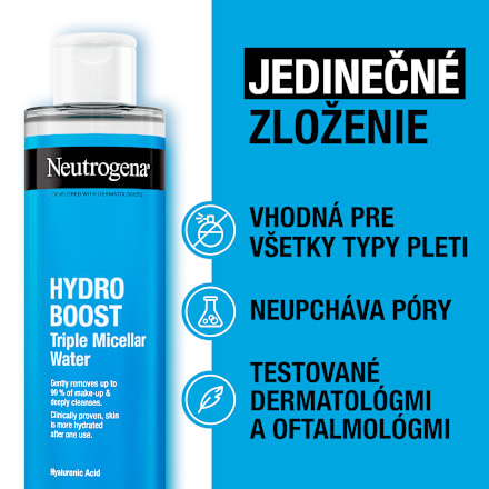 Micelárna voda Hydro Boost 3v1 Neutrogena