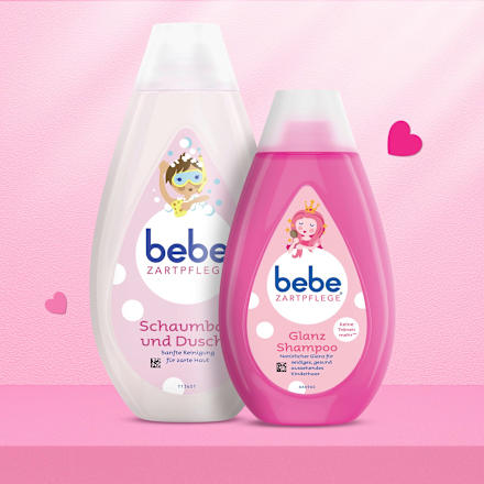 Kinder Shampoo Glanz bebe Zartpflege