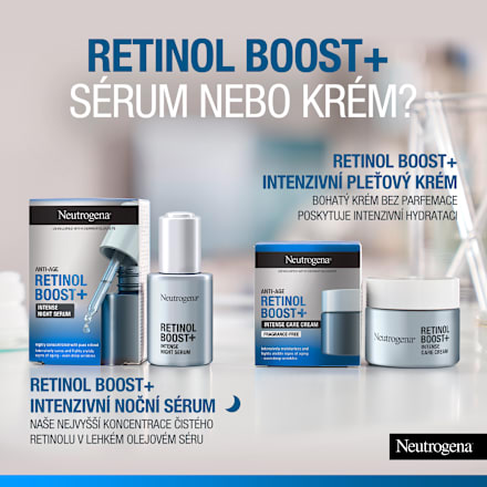 Retinol Boost + intenzivní pleťová péče Neutrogena