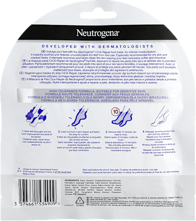 Formuła Norweska Regenerująca maska do stóp CICA  Neutrogena