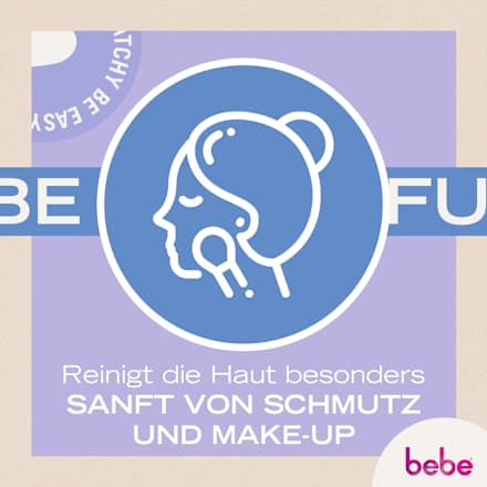 Waschgel und milder Make-up Entferner bebe