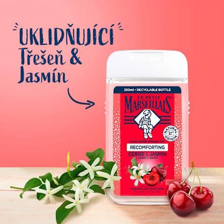 sprchový gel Třešeň & Jasmín LE PETIT MARSEILLAIS