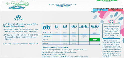 Tampons Original Super Plus o.b.