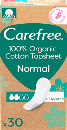 Slipeinlagen Organic Cotton Normal   Carefree
