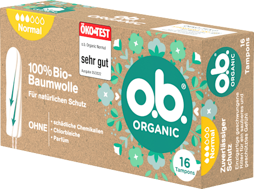 Tampons Organic Normal o.b.