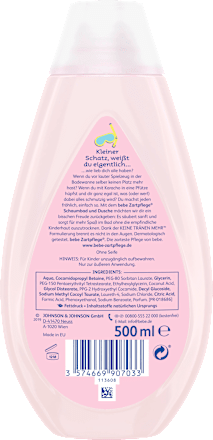 Schaumbad & Dusche bebe Zartpflege