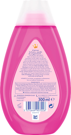 Kinder Shampoo Glanz bebe Zartpflege