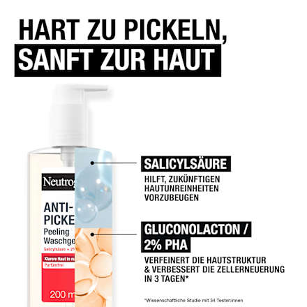 Anti Pickel Peeling Cleanser AHA/PHA/BHA Neutrogena