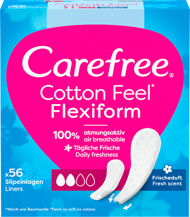 Wkładki Cotton Flexi Form Fresh Carefree
