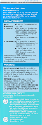 Fluid Hydro Boost Hydrating LSF 50 Neutrogena