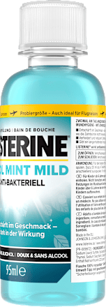 Mundspülung Cool Mint milder Geschmack Reisegröße Listerine