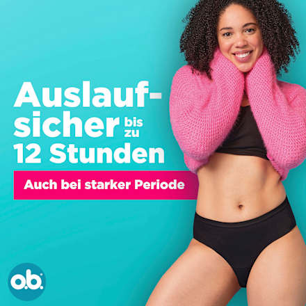 Periodenunterwäsche Slip schwarz Gr. XL/XXL o.b.