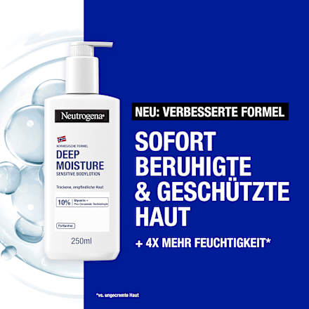 Bodylotion Deep Moisture Sensitive parfümfrei Neutrogena