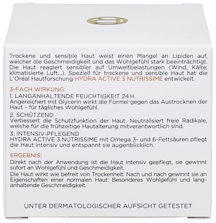 Gesichtscreme Hydra Active 3 Nutrissime L'ORÉAL PARiS