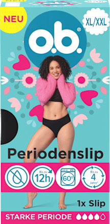 Periodenunterwäsche Slip schwarz Gr. XL/XXL o.b.