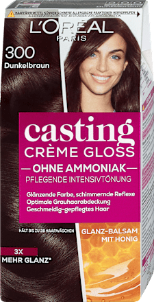Pflegende Intensivtönung - Nr. 300 Dunkelbraun L'ORÉAL PARiS CASTING Crème Gloss