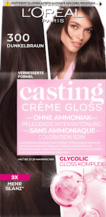 Pflegende Intensivtönung - Nr. 300 Dunkelbraun L'ORÉAL PARiS CASTING Crème Gloss